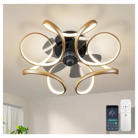 Dalayshia Indoor Ceiling Fans w/ Lights