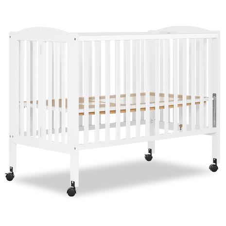 Dream On Me Full Size 2-in-1 Folding Stationary Side Crib