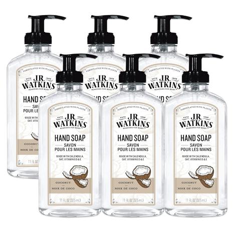 6-Pack J.R. Watkins Gel Hand Soap