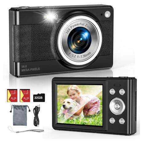 Kid's 56MP FHD Digital Camera w/ Zoom