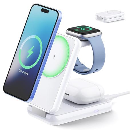 iVanky 3-in-1 Foldable MagSafe Wireless Charging Station