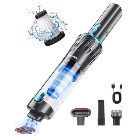 Handheld Cordless Car Vacuum w/ HEPA Filter