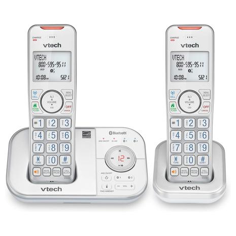 2-Handset VTech DECT 6.0 Bluetooth Cordless Phone