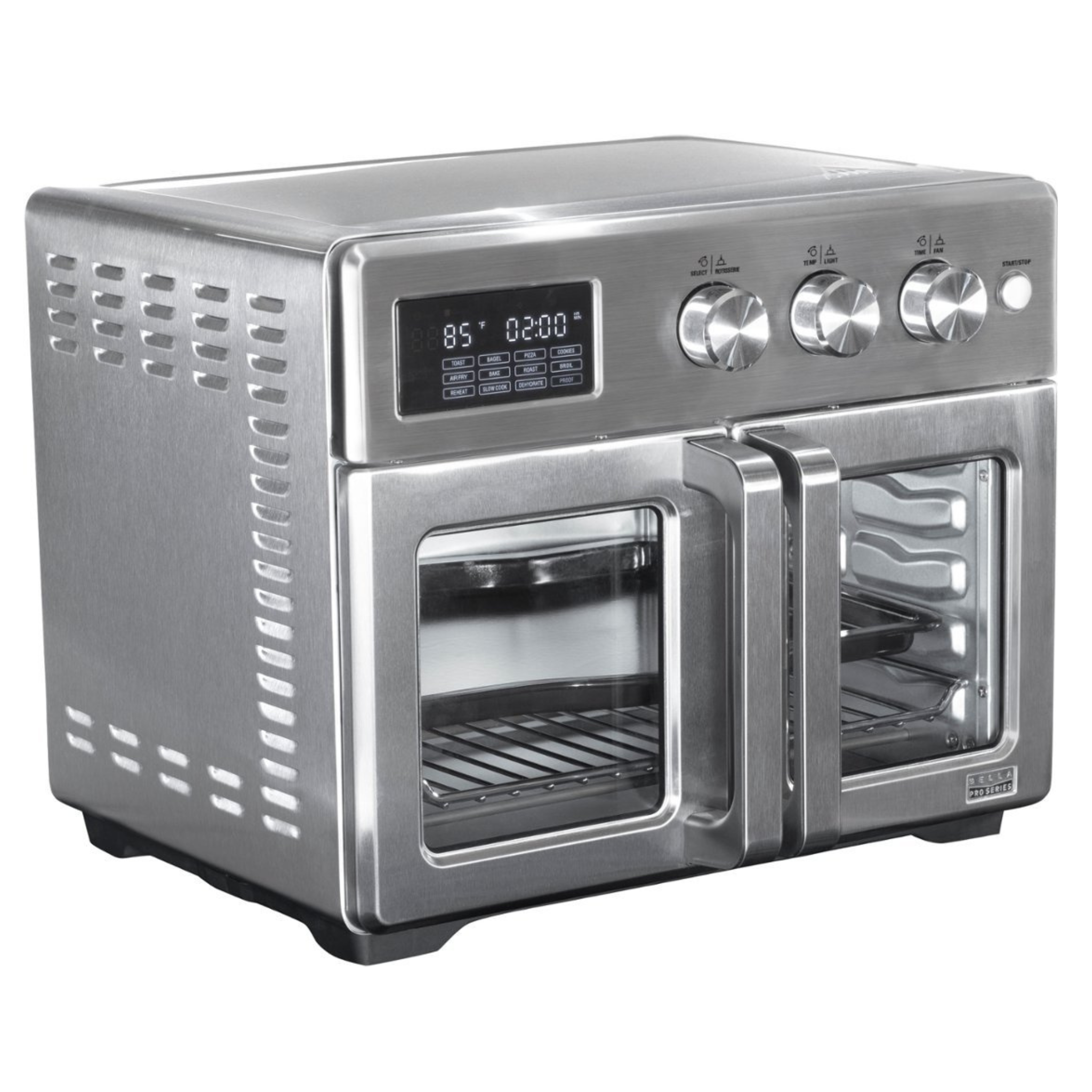 12-in-1 6-Slice Toaster Oven + 33-qt. Air Fryer with French Doors