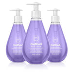 3 Bottles Of Method Gel Hand Wash