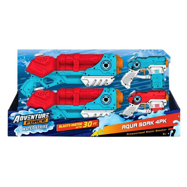 4 Adventure Force Water Strike Soaker Toys