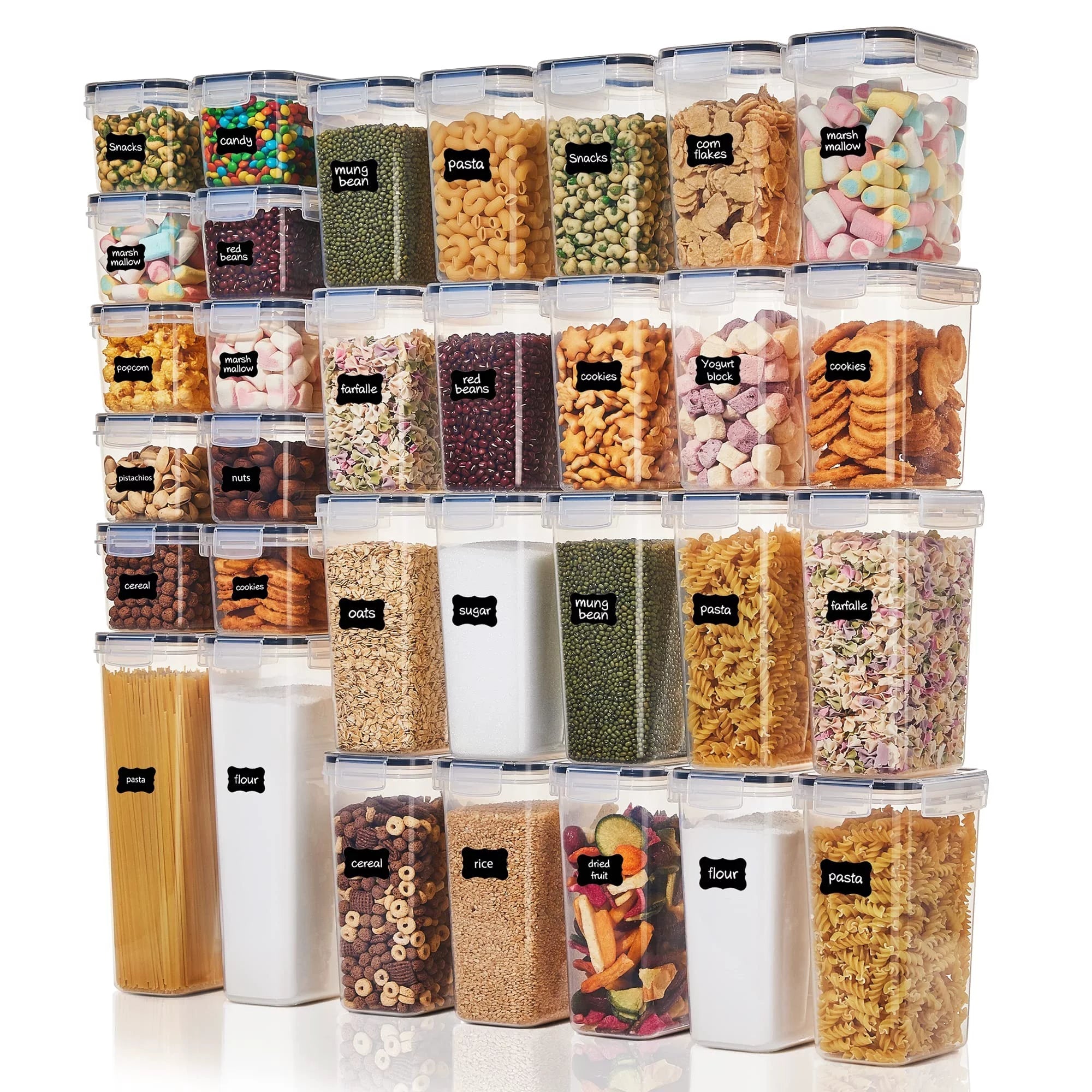 32 Piece Airtight Food Storage Containers Set