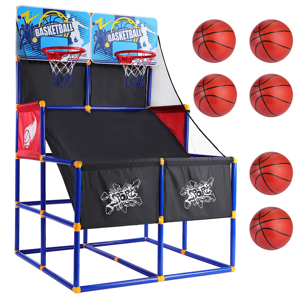 Basketball Hoop Arcade Game with 6 Balls