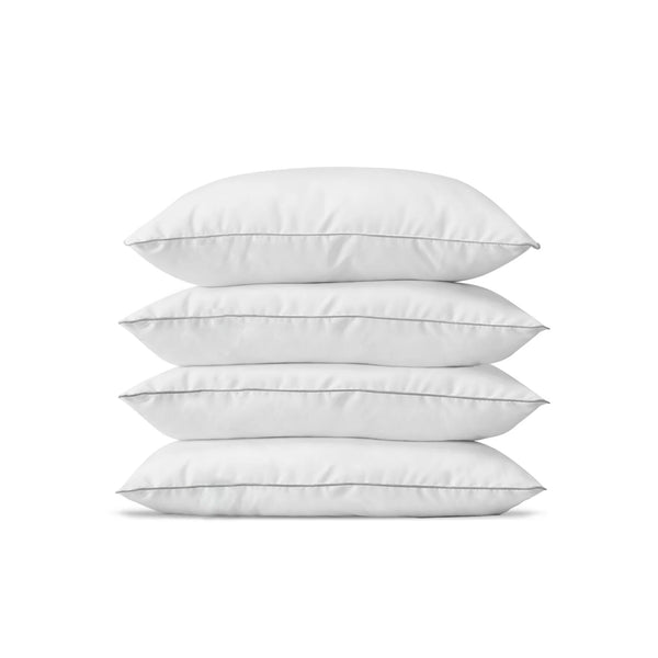 4 Standard Size Down Alternative Soft Sleeping Pillows