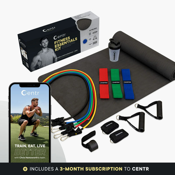 Centr By Chris Hemsworth Fitness Home Workout Equipment Kit