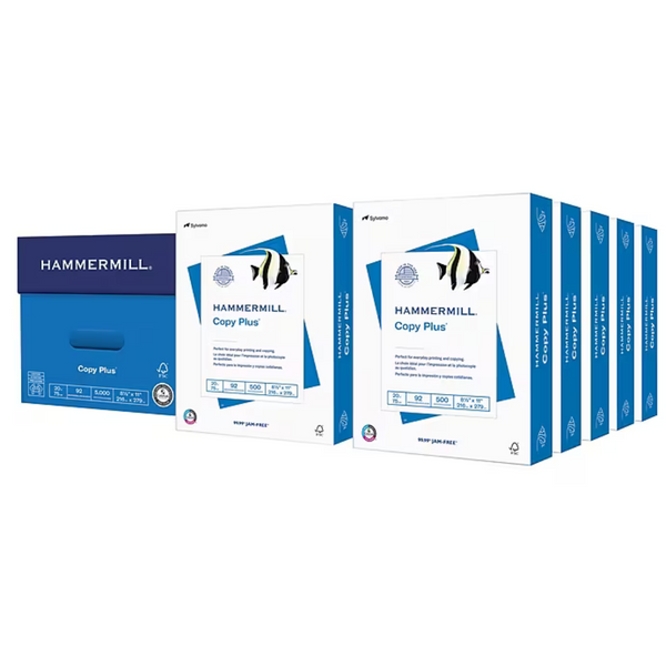 5,000 Sheets Of Hammermill Copy Plus Paper