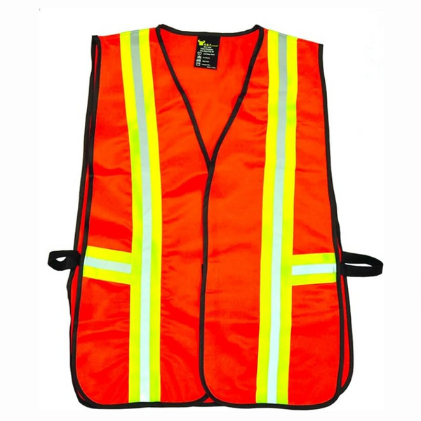 Industrial Safety Vest with Reflective Stripes