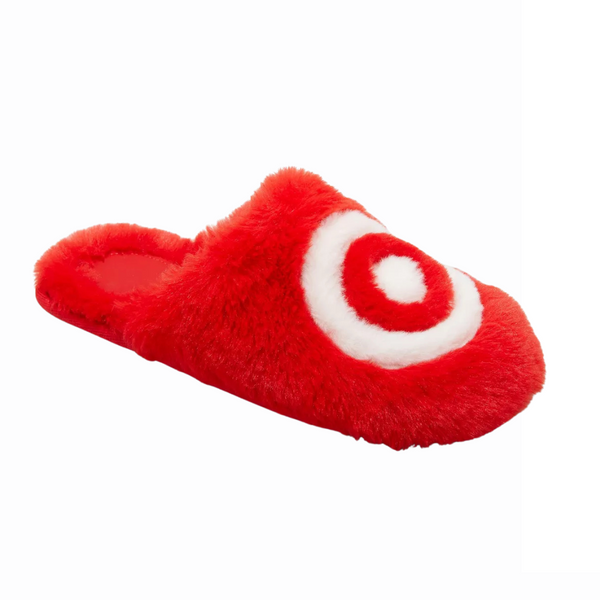 Adult Bullseye Scuff Slippers