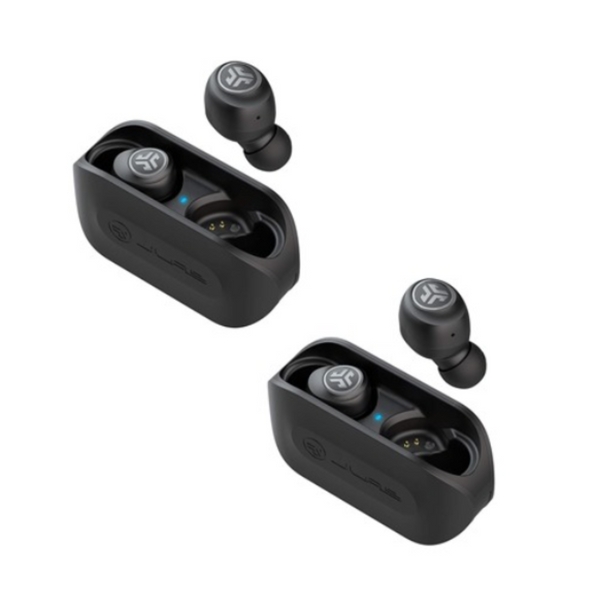 2 JLab Go Air Wireless Bluetooth Earbuds + Charging Cases