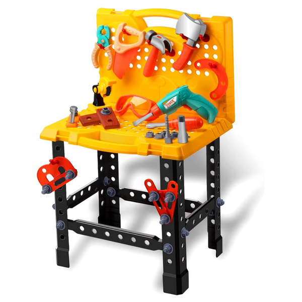 Kid's Tool Bench Playset with Electric Drill Toy