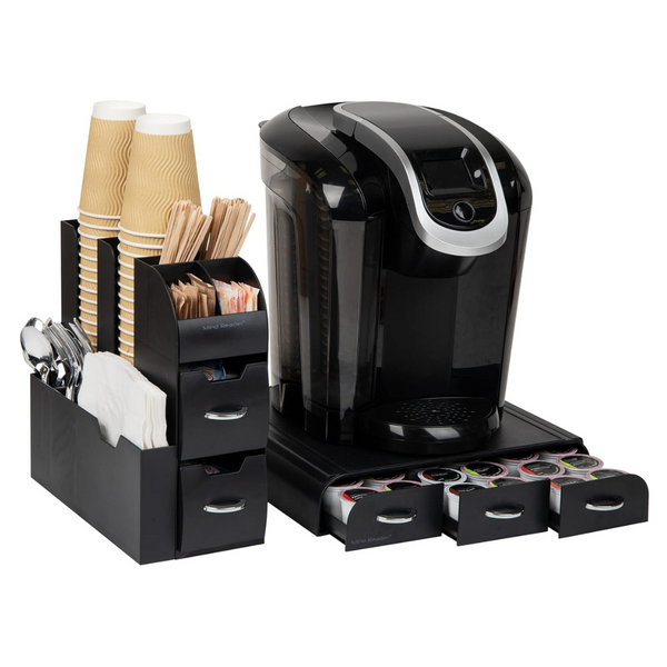 Coffee Pod Drawer and Cup Condiment Set