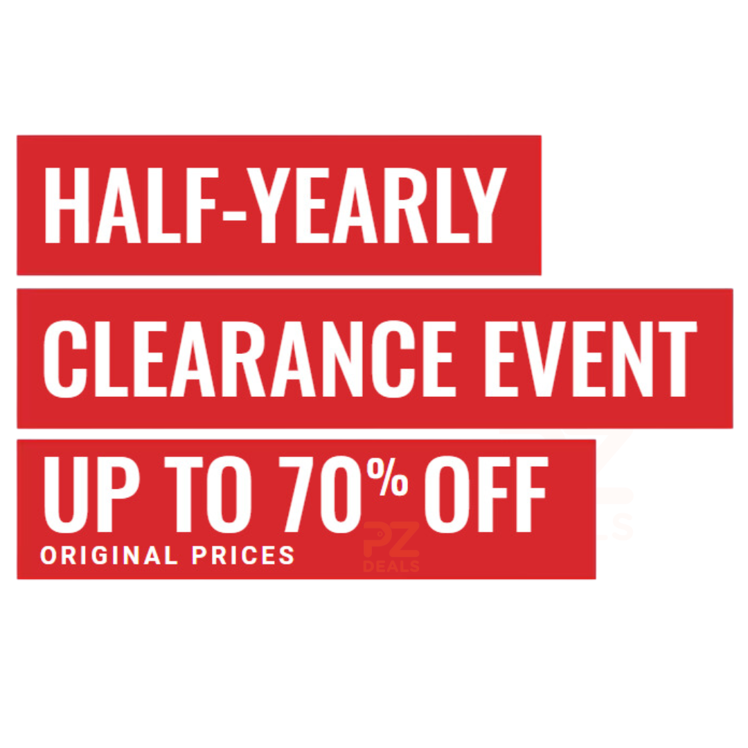 Up To 70% Off Men's Wearhouse Half-Yearly Clearance Event