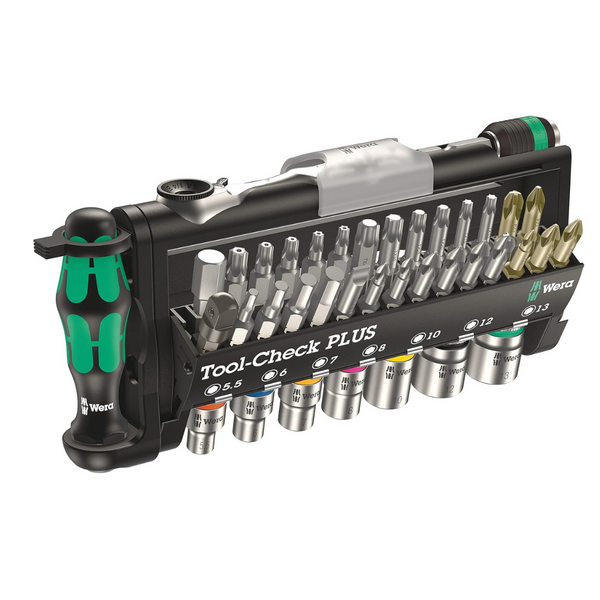 39-Piece Wera Tool-Check Plus Bit Ratchet Set w/ Sockets