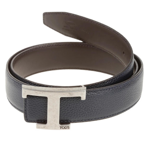 Tod's T-Logo Plaque Buckle Belt