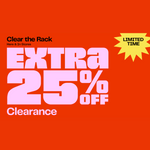 ¡Hasta un 75% de descuento! 25% de descuento adicional en liquidación de NordstromRack Clear The Rack Sale