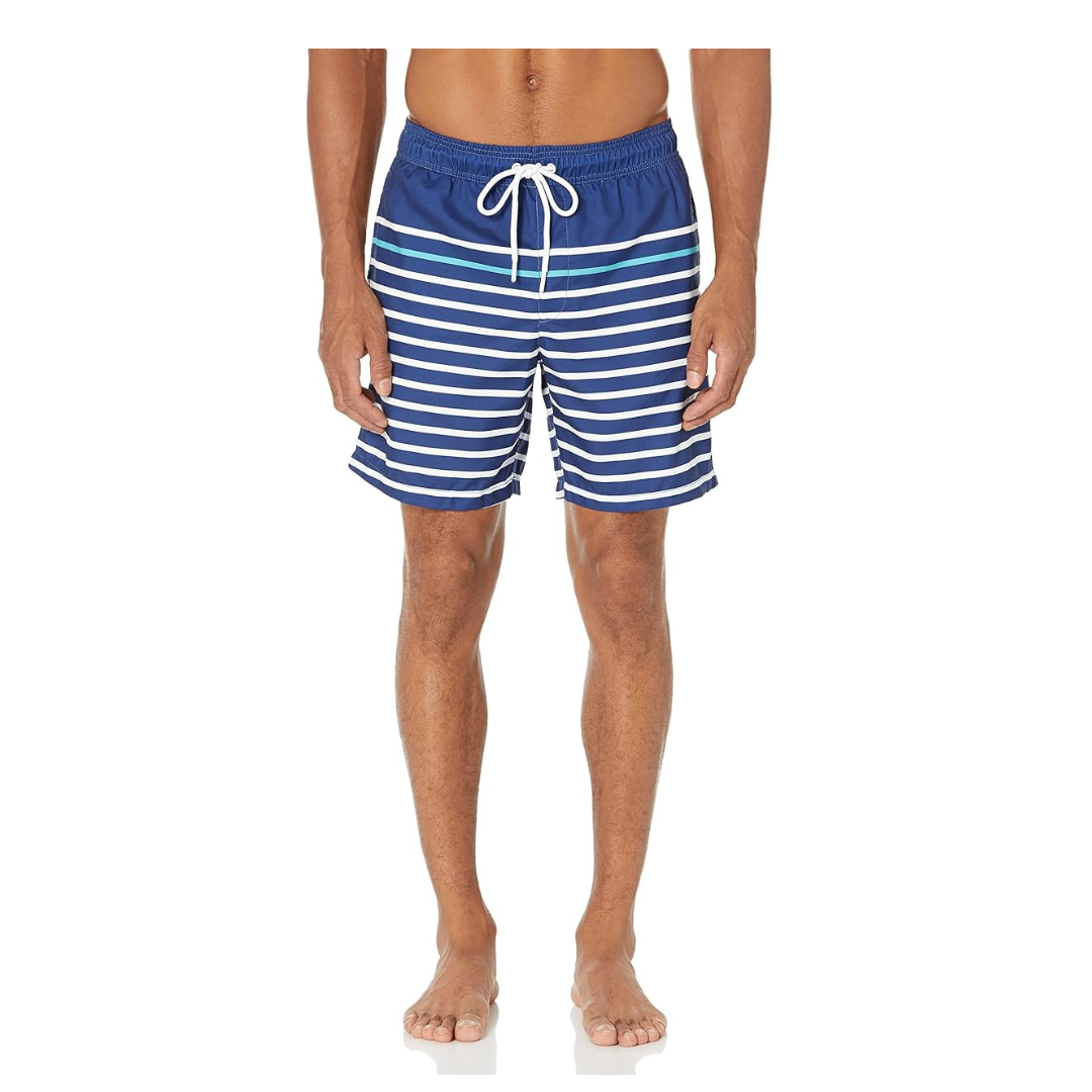 Amazon Essentials Men's 7" Quick-Dry Swim Trunks (12 Colors)