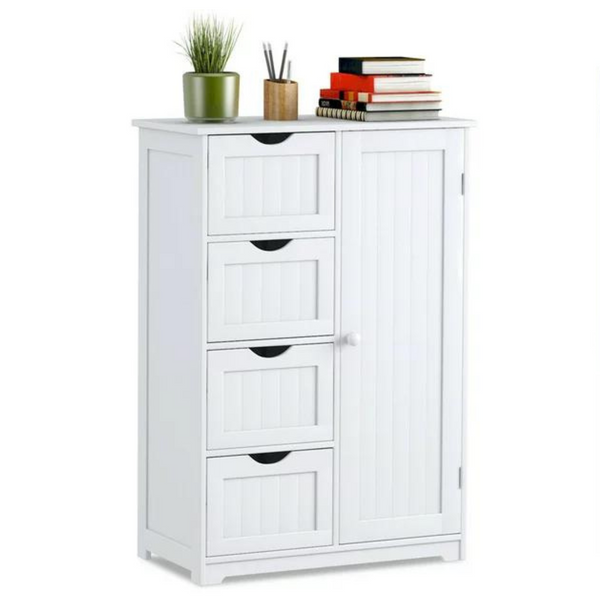 Wooden 4 Drawer Bathroom Cabinet