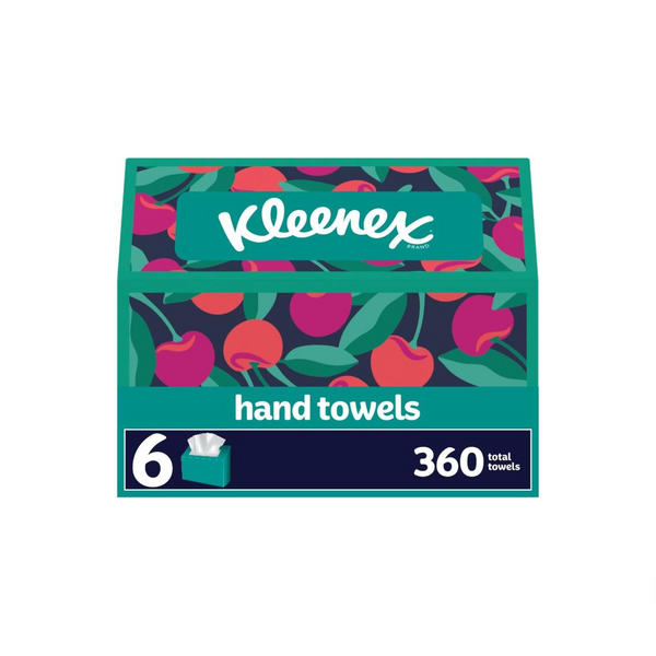 6 Boxes Of Kleenex Disposable Paper Hand Towels