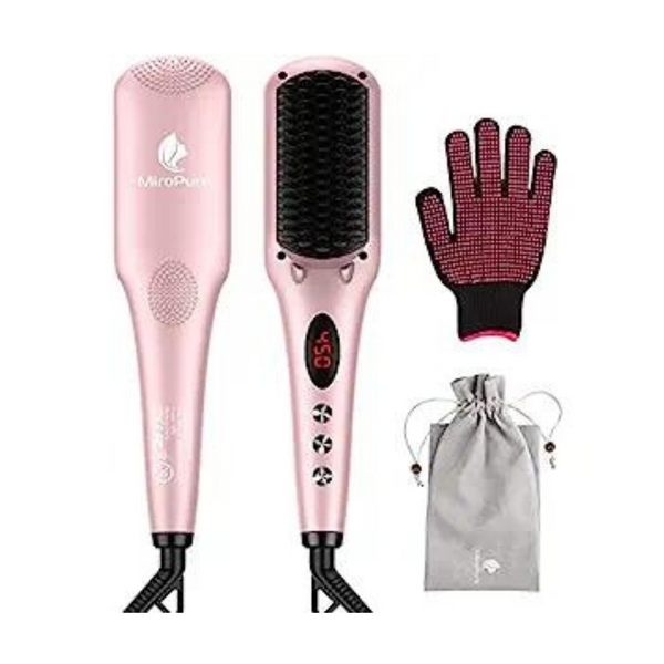 Hair Straightener Heat Brush 4 Piece Set