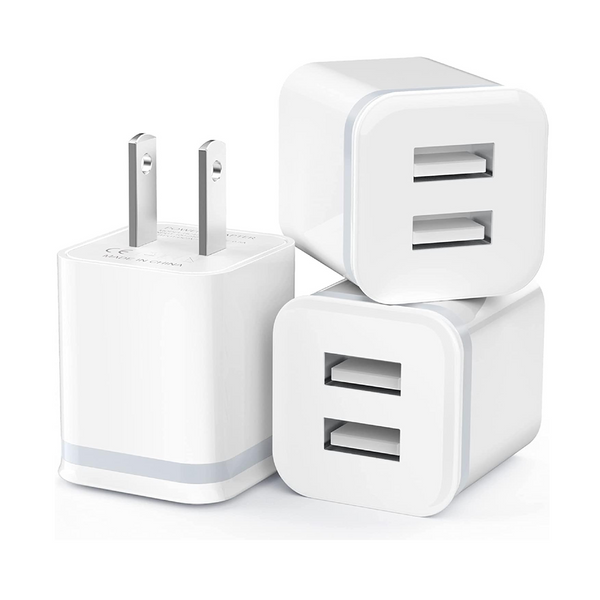 3 USB Wall Chargers