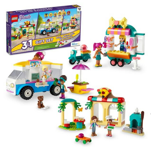 Lego Ice Cream Truck, Mobile Fashion Boutique, and Pizzeria