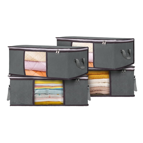 4 Clothes Storage Bags With Clear Window