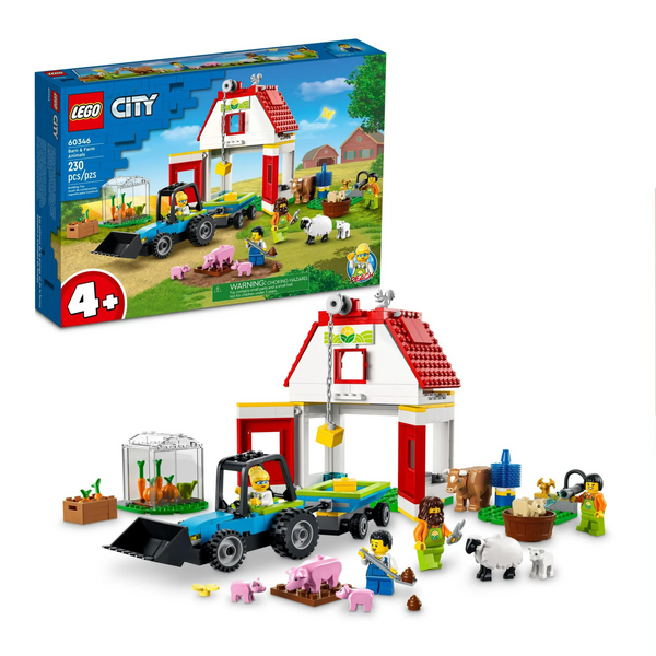 LEGO City Barn & Farm Animals Toys