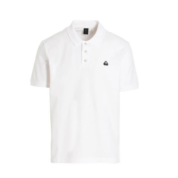 Polo de piqué bordado con logo de Moose Knuckles