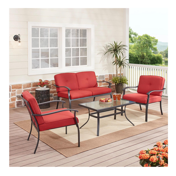 4-Piece Outdoor Furniture Patio Conversation Set