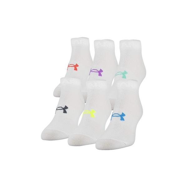 6 pares de calcetines de corte bajo, ligeros y esenciales para mujer Under Armour