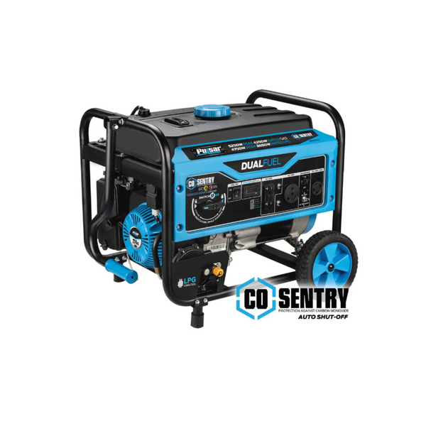 Generador doméstico de propano y gasolina de combustible dual Pulsar 5250/4250 Watt