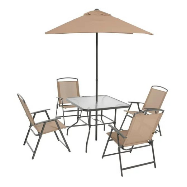 6 Piece Outdoor Patio Dining Set (4 Colors)