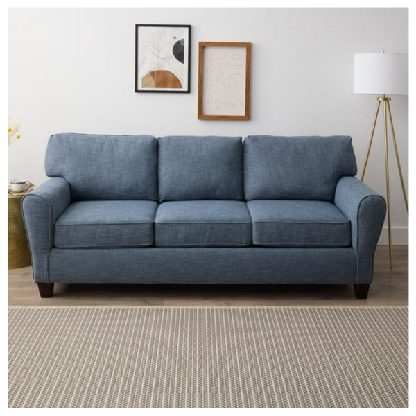 Mayview Marion Rolled Arm Fabric Sofa (3 Colors)