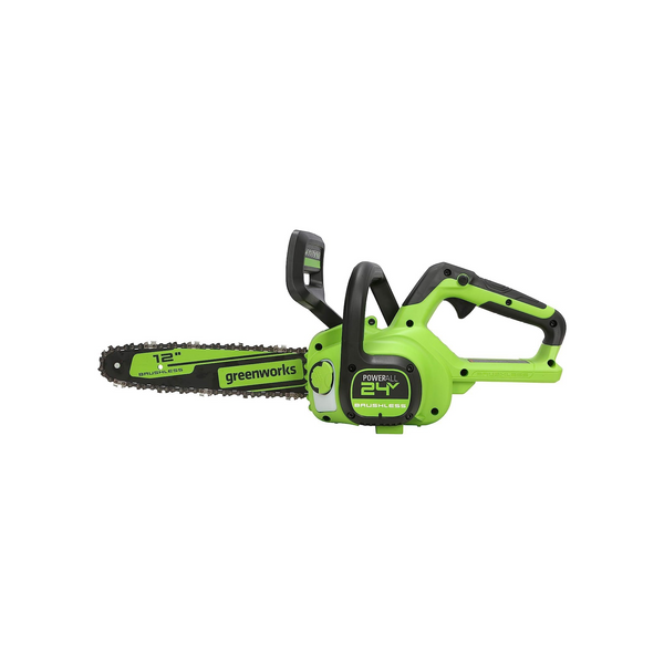 Motosierra compacta inalámbrica sin escobillas Greenworks de 24 V y 12"