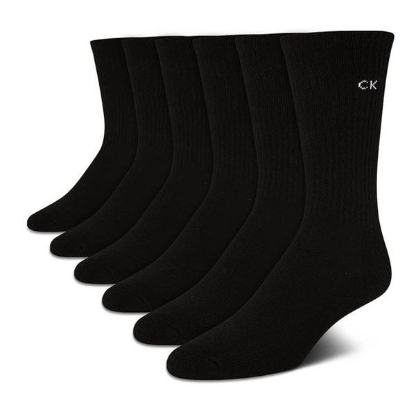 Calvin Klein Calcetines deportivos para hombre, 6 pares