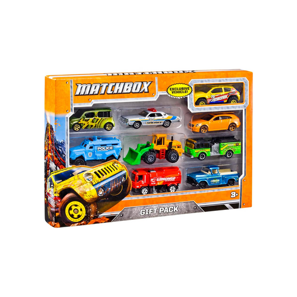 9-Pack Die-Cast Matchbox Cars