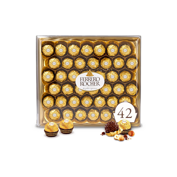 42 Ferrero Rocher Premium Gourmet Milk Chocolates