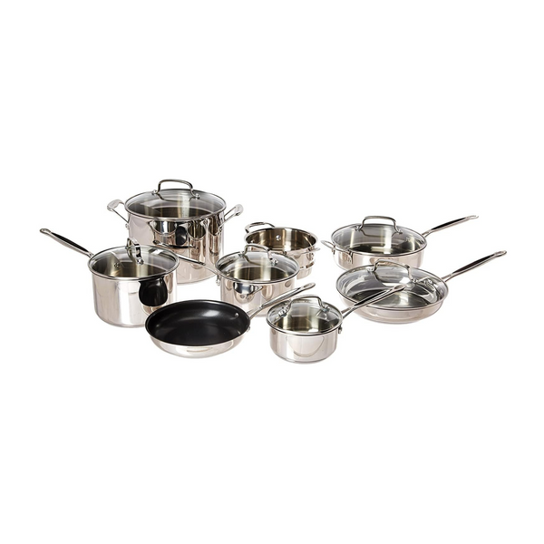 Cuisinart Chef's Classic 14-Piece Stainless Steel Cookware Set