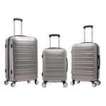 3 Piece Rockland Irvine Hardside Spinner Wheel Luggage Sets (4 Colors)