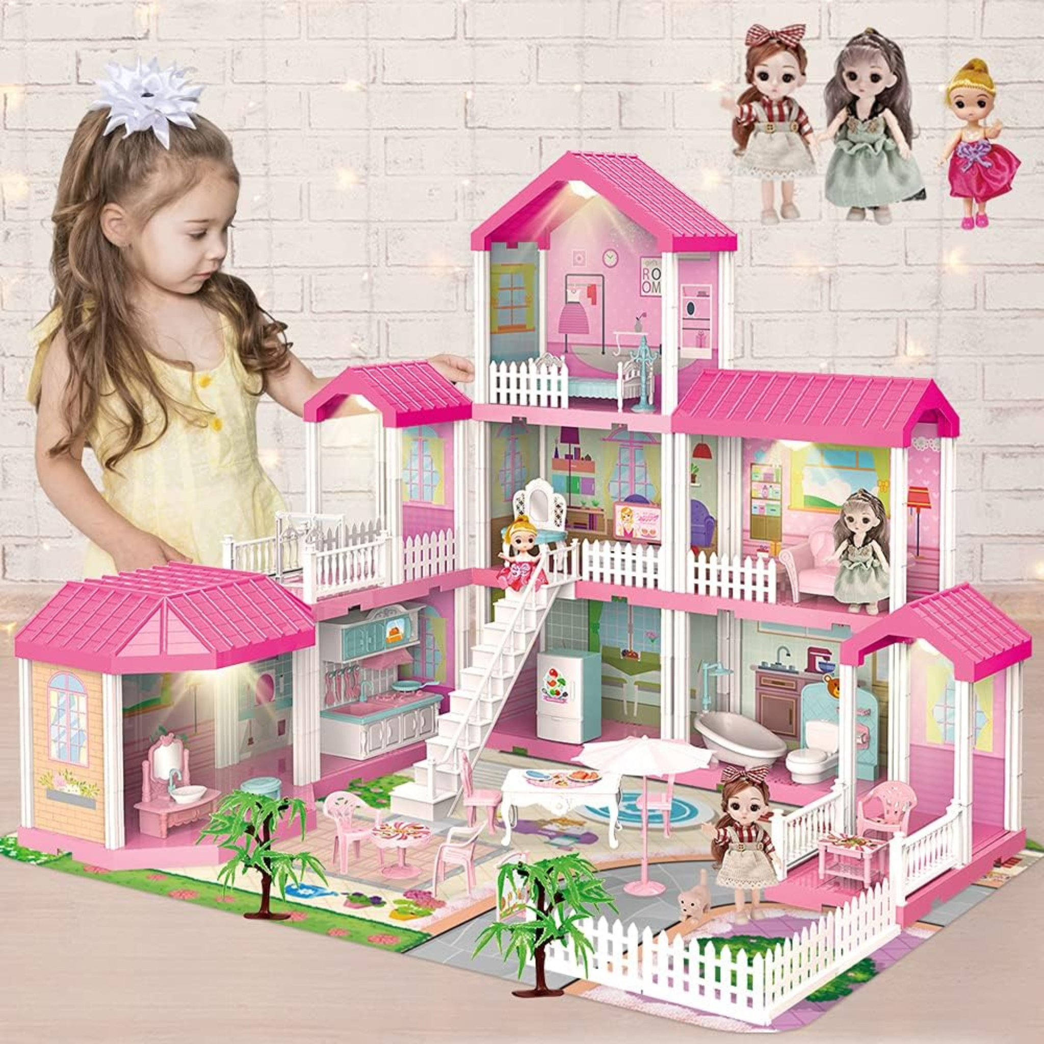 Dollhouse Building Toy Set