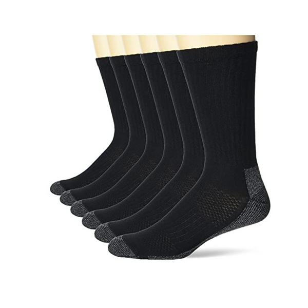 6 pares de calcetines deportivos Hanes para hombre