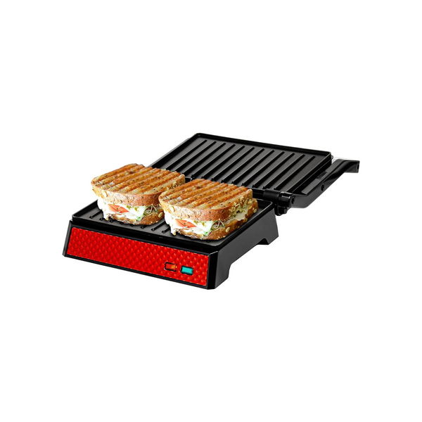 Electric Indoor Panini Press Grill and Sandwich Maker