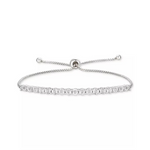 Pulsera Bolo de Diamantes (3 Metales)