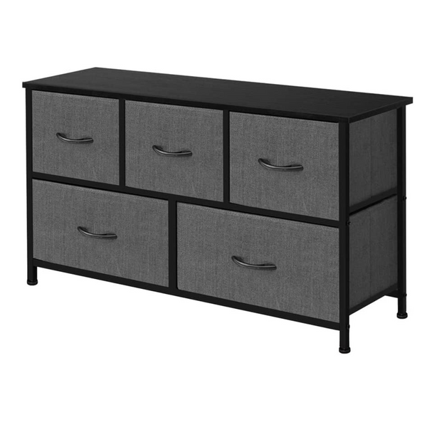 Extra Wide Dresser Storage Tower with Sturdy Steel Frame