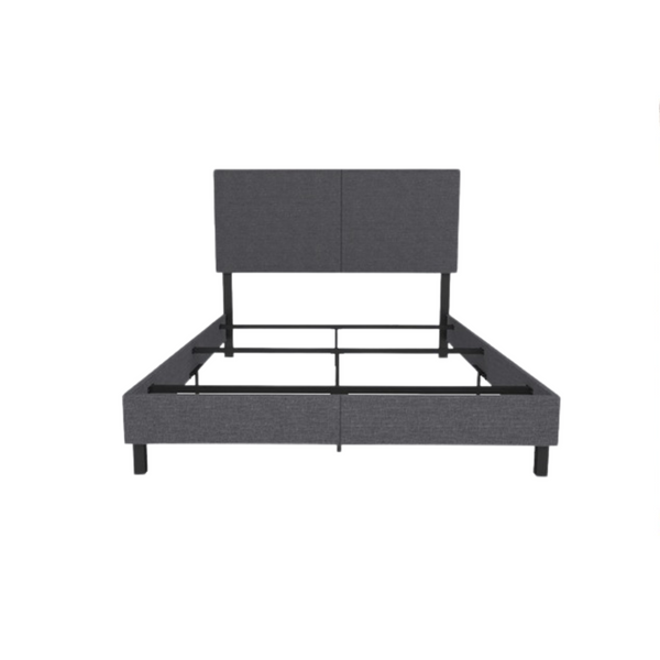 Queen Upholstered Platform Bedframe with Headboard